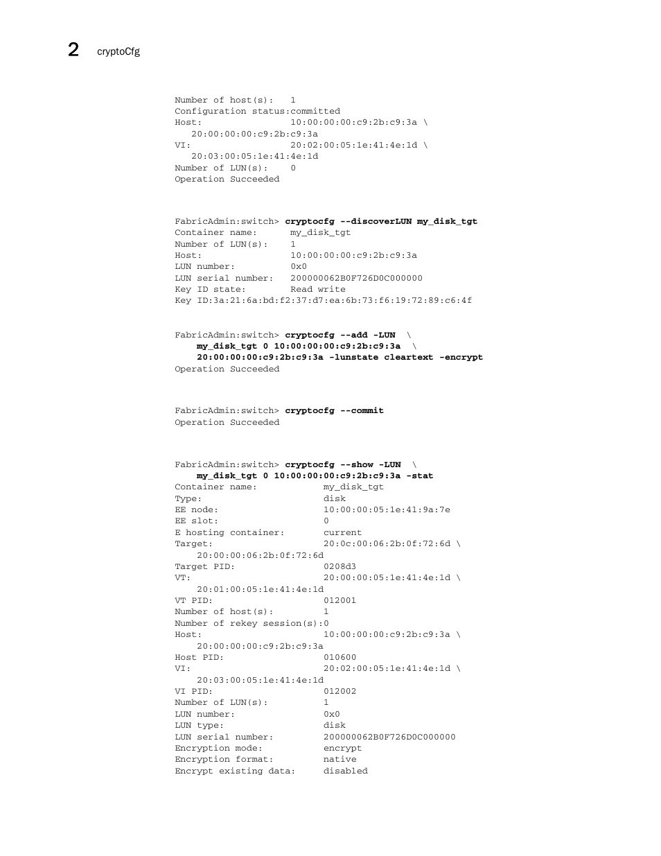 Brocade Fabric OS Command Reference (Supporting Fabric OS v7.3.0) User Manual | Page 254 / 1274