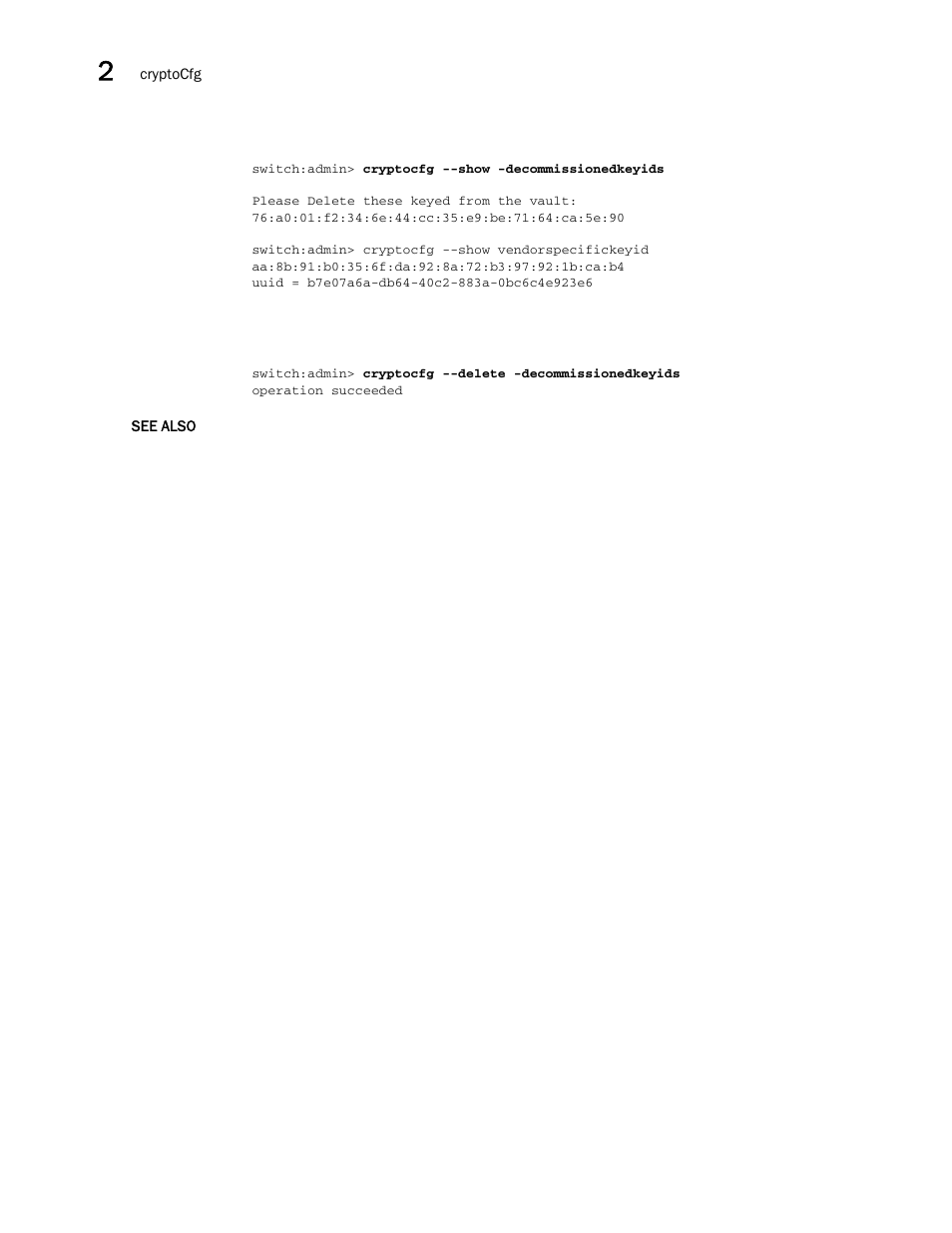 Brocade Fabric OS Command Reference (Supporting Fabric OS v7.3.0) User Manual | Page 262 / 1274