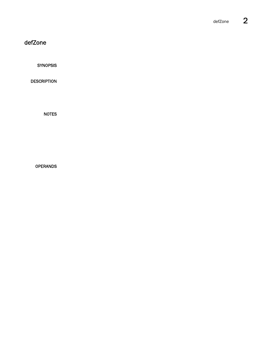 Defzone | Brocade Fabric OS Command Reference (Supporting Fabric OS v7.3.0) User Manual | Page 267 / 1274