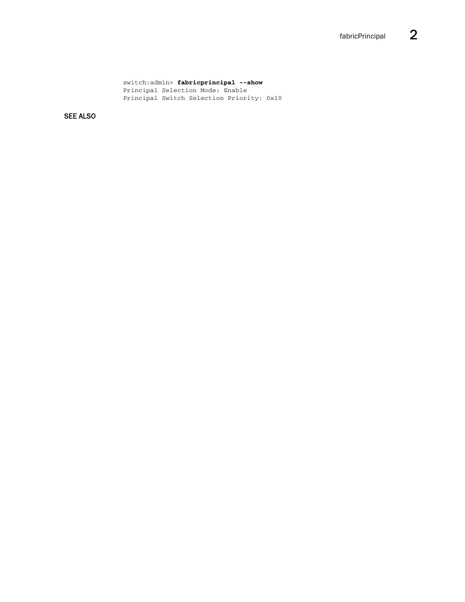 Brocade Fabric OS Command Reference (Supporting Fabric OS v7.3.0) User Manual | Page 315 / 1274