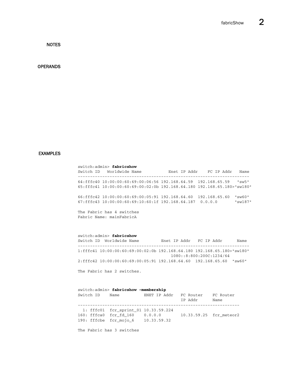 Brocade Fabric OS Command Reference (Supporting Fabric OS v7.3.0) User Manual | Page 317 / 1274