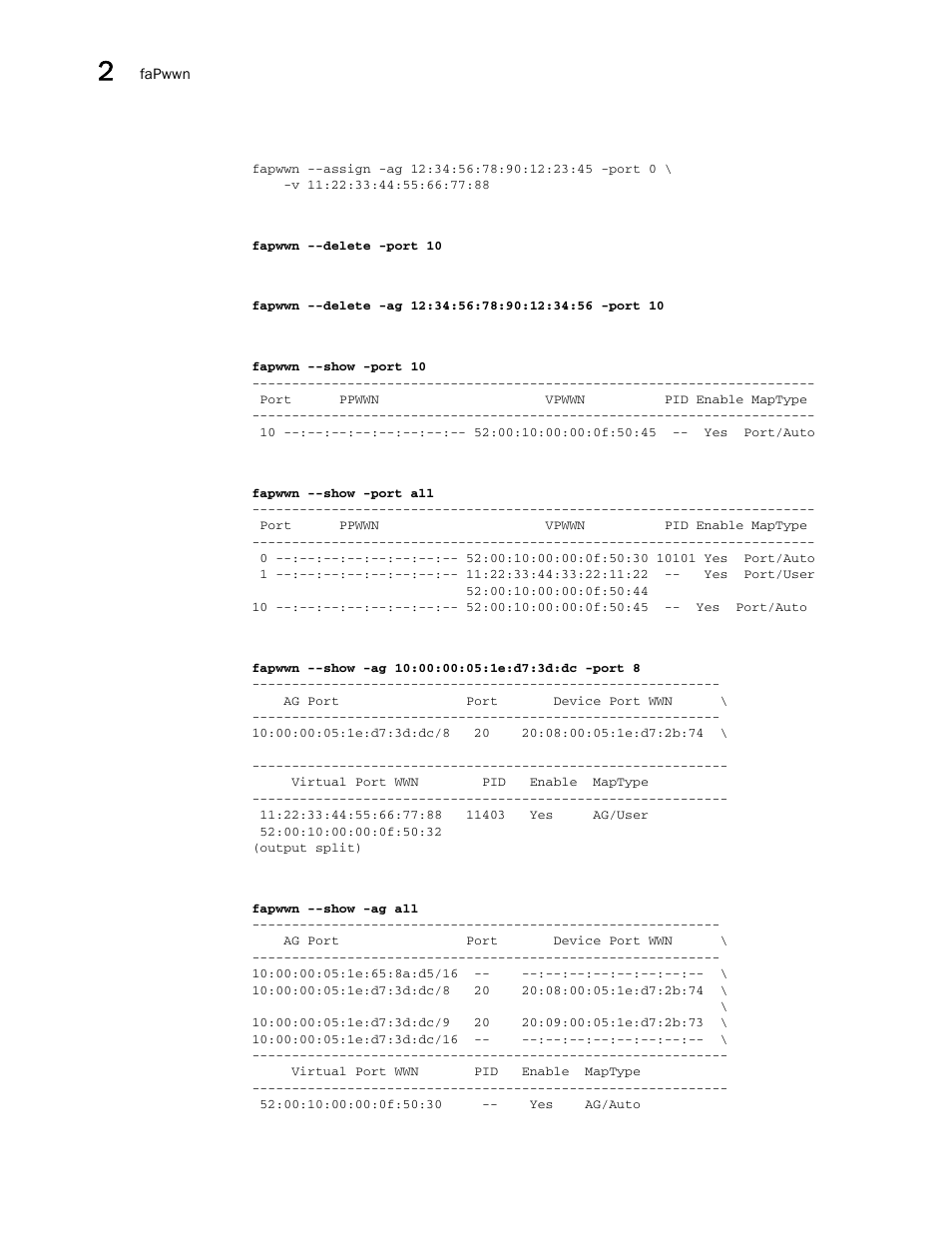 Brocade Fabric OS Command Reference (Supporting Fabric OS v7.3.0) User Manual | Page 328 / 1274