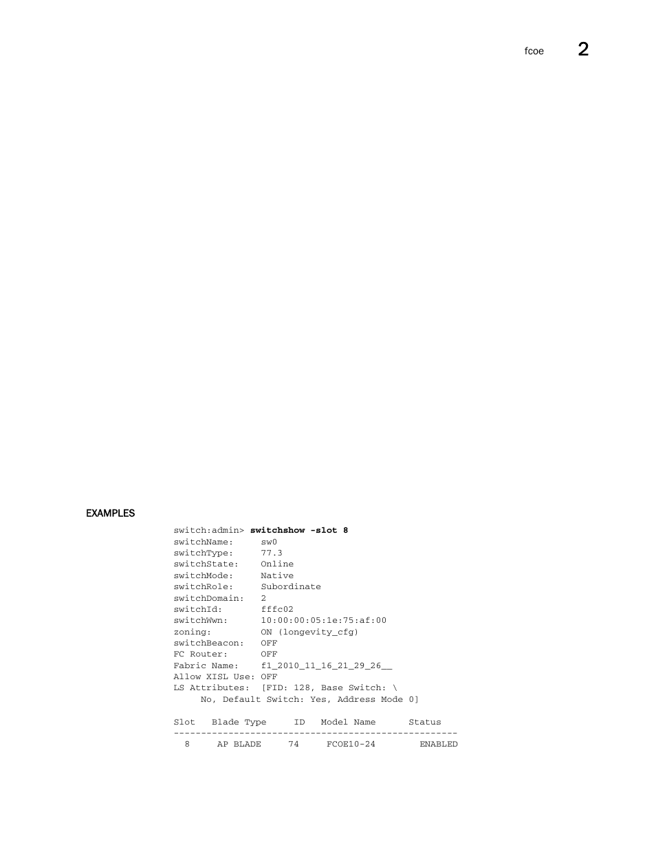Brocade Fabric OS Command Reference (Supporting Fabric OS v7.3.0) User Manual | Page 337 / 1274