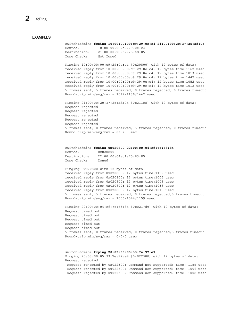 Brocade Fabric OS Command Reference (Supporting Fabric OS v7.3.0) User Manual | Page 348 / 1274