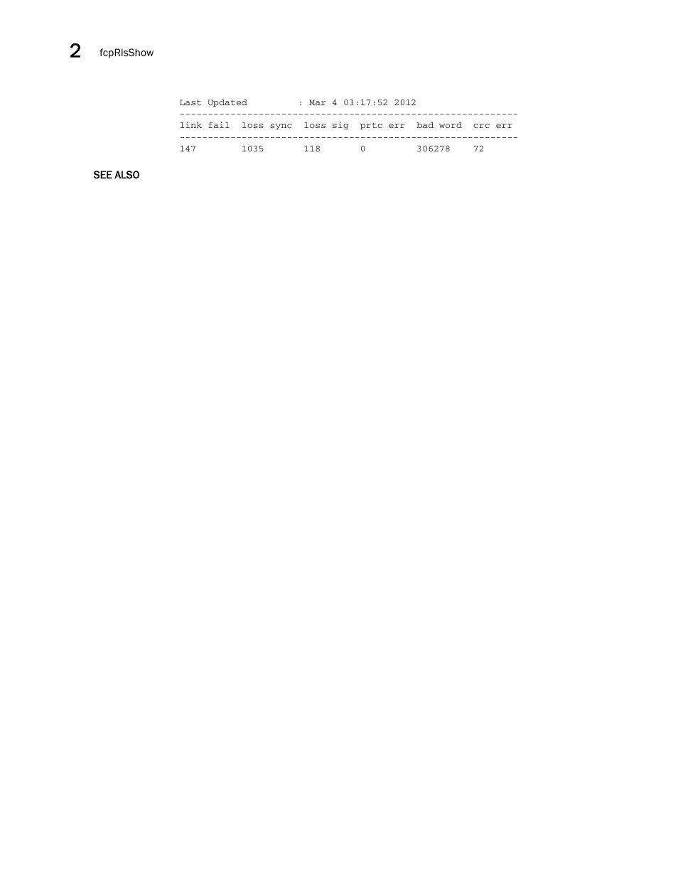 Brocade Fabric OS Command Reference (Supporting Fabric OS v7.3.0) User Manual | Page 362 / 1274