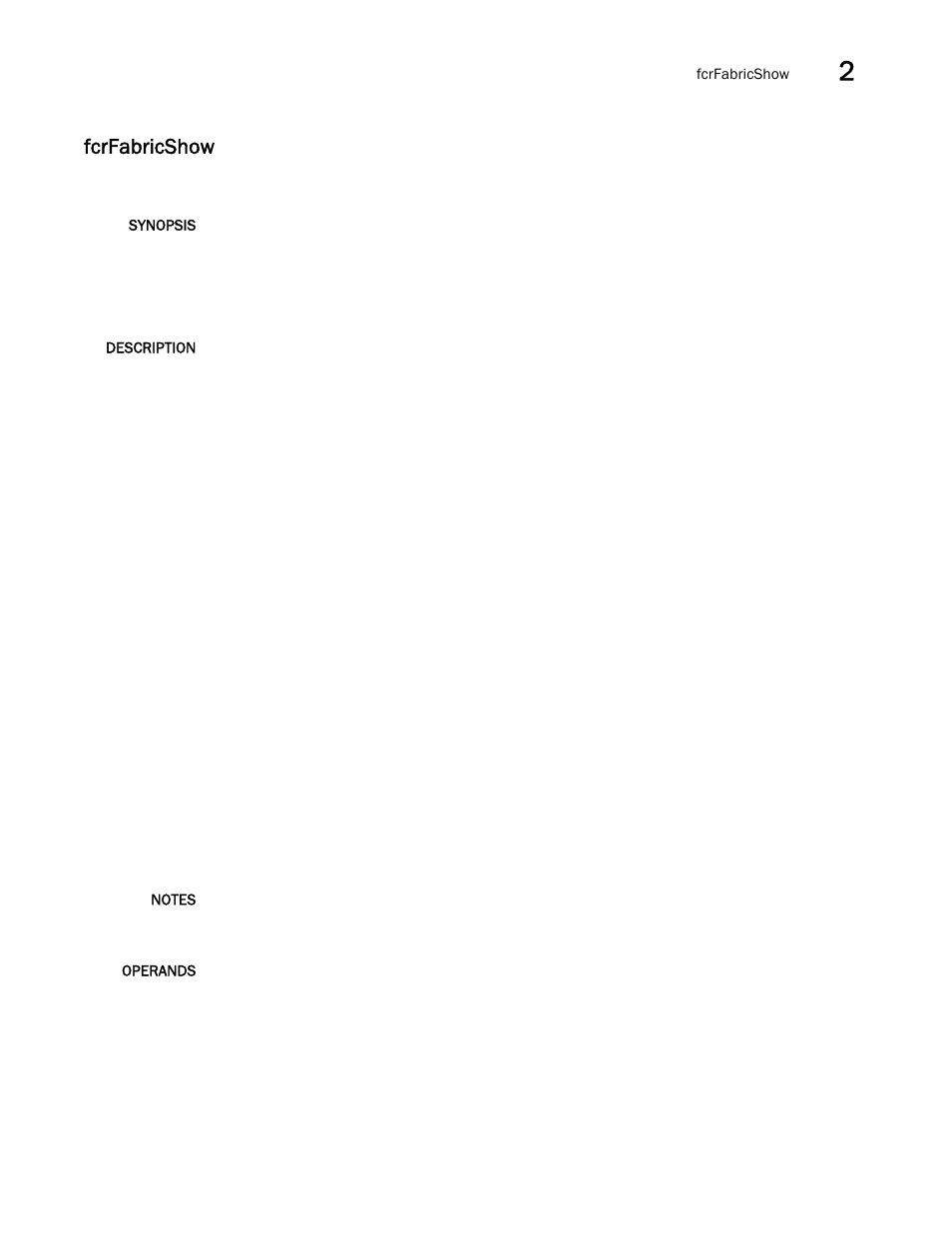 Fcrfabricshow | Brocade Fabric OS Command Reference (Supporting Fabric OS v7.3.0) User Manual | Page 369 / 1274