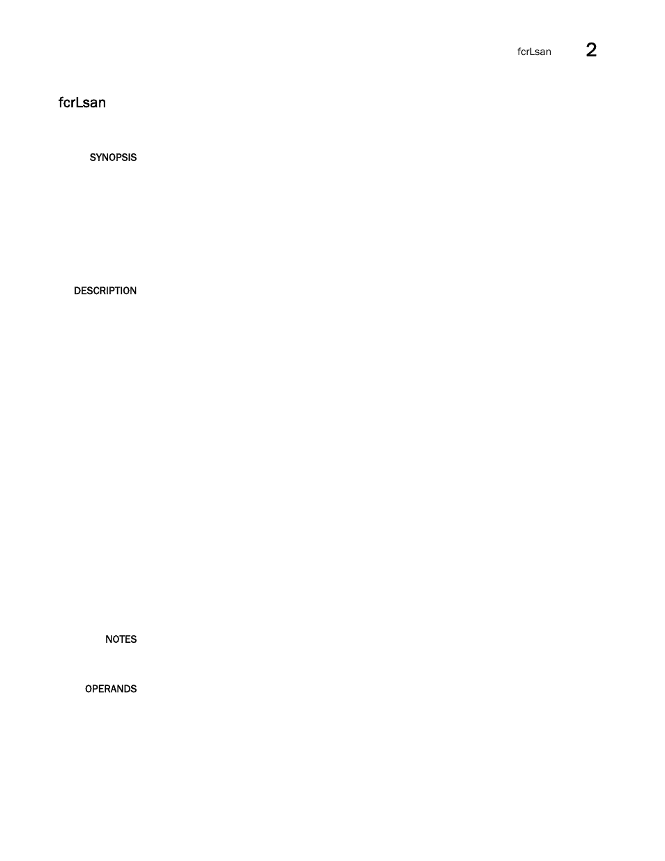 Fcrlsan | Brocade Fabric OS Command Reference (Supporting Fabric OS v7.3.0) User Manual | Page 373 / 1274