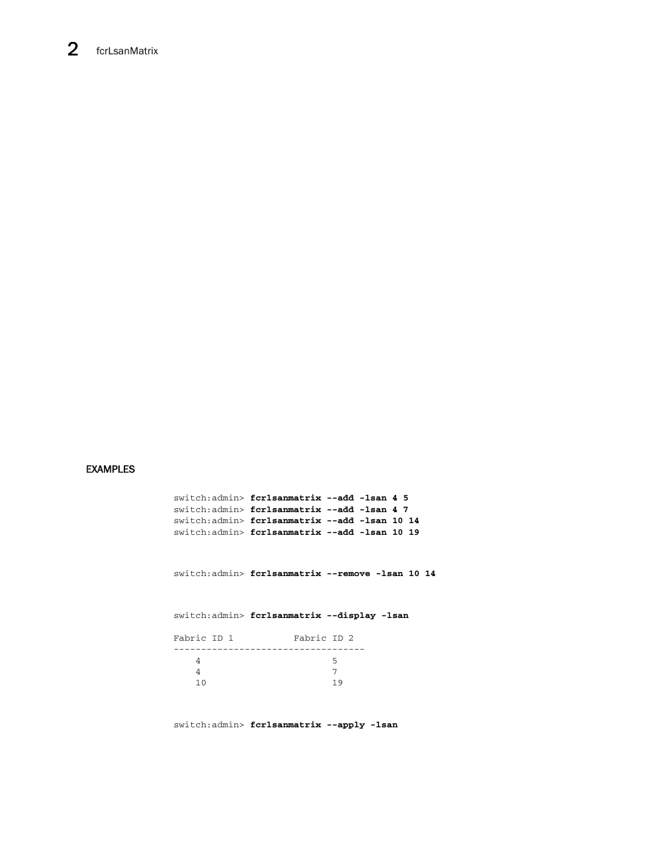 Brocade Fabric OS Command Reference (Supporting Fabric OS v7.3.0) User Manual | Page 378 / 1274