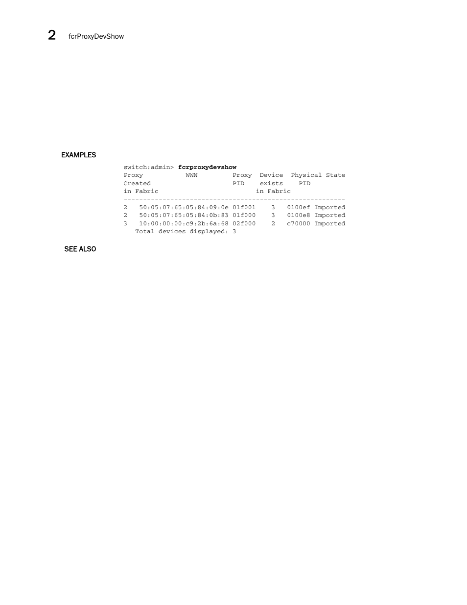 Brocade Fabric OS Command Reference (Supporting Fabric OS v7.3.0) User Manual | Page 386 / 1274