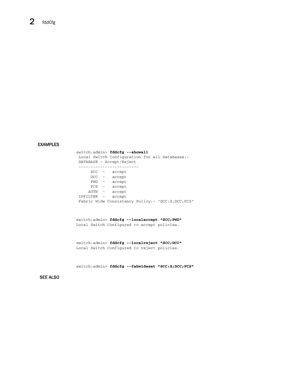 Brocade Fabric OS Command Reference (Supporting Fabric OS v7.3.0) User Manual | Page 396 / 1274