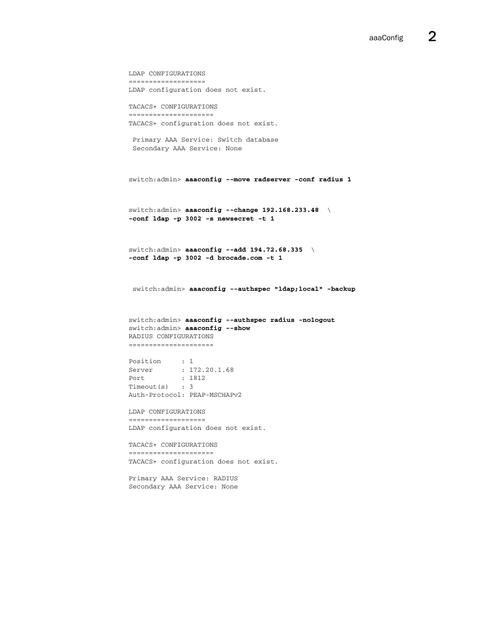 Brocade Fabric OS Command Reference (Supporting Fabric OS v7.3.0) User Manual | Page 41 / 1274