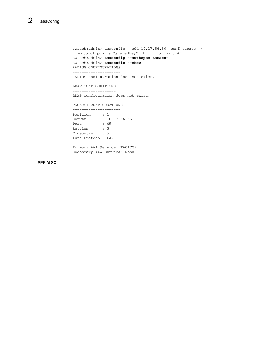 Brocade Fabric OS Command Reference (Supporting Fabric OS v7.3.0) User Manual | Page 42 / 1274