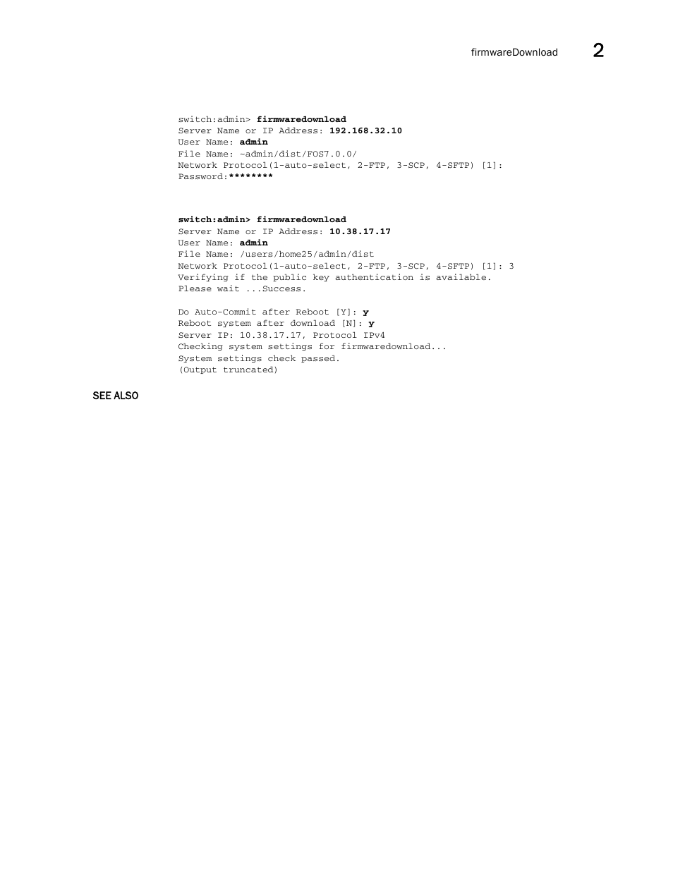 Brocade Fabric OS Command Reference (Supporting Fabric OS v7.3.0) User Manual | Page 429 / 1274