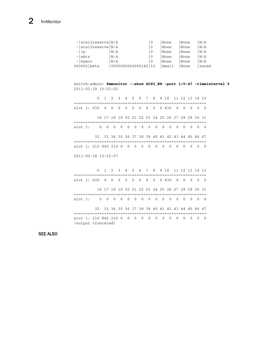 Brocade Fabric OS Command Reference (Supporting Fabric OS v7.3.0) User Manual | Page 460 / 1274