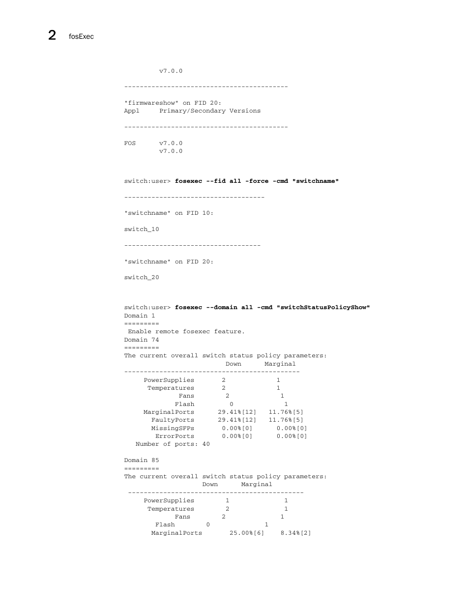 Brocade Fabric OS Command Reference (Supporting Fabric OS v7.3.0) User Manual | Page 466 / 1274