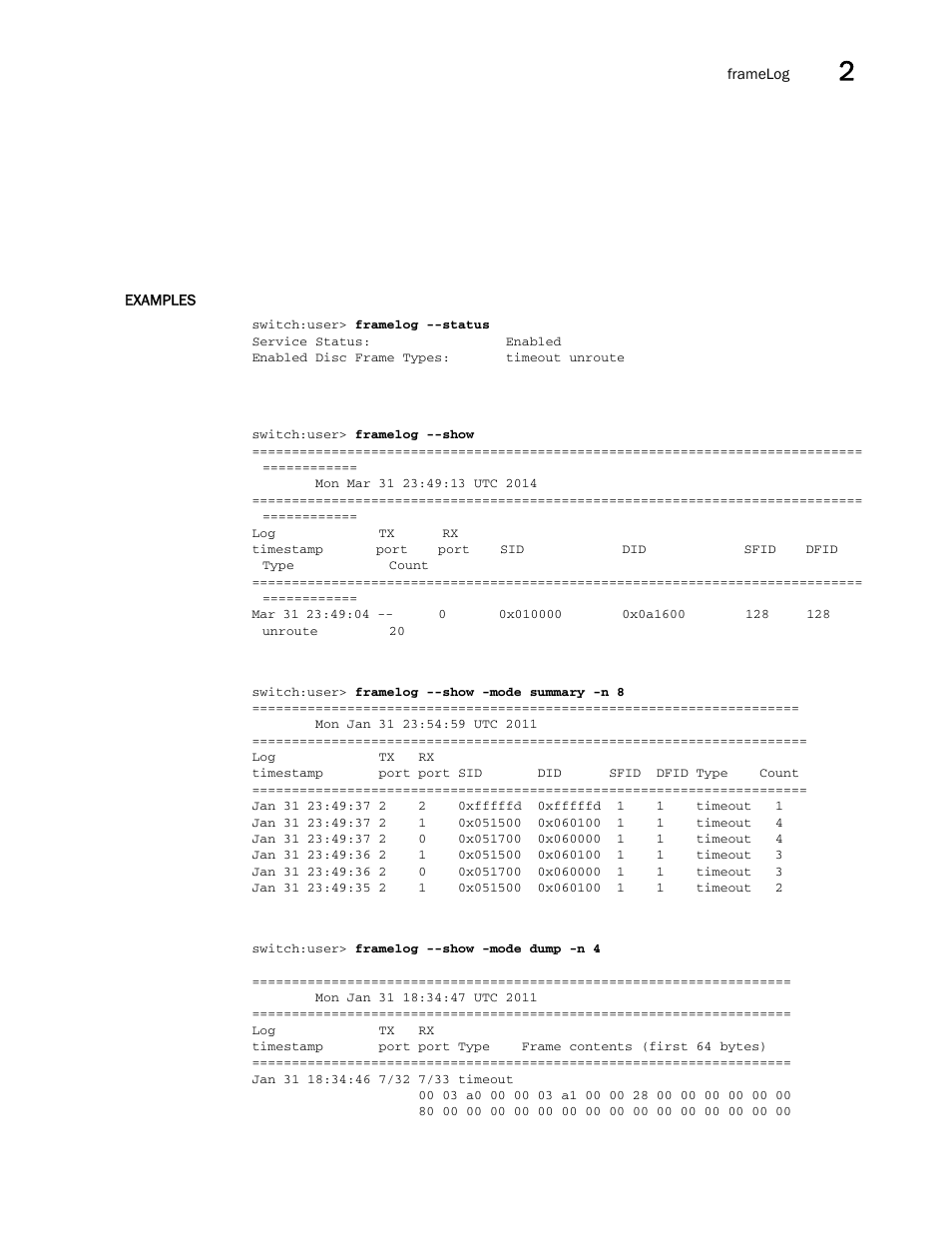 Brocade Fabric OS Command Reference (Supporting Fabric OS v7.3.0) User Manual | Page 471 / 1274