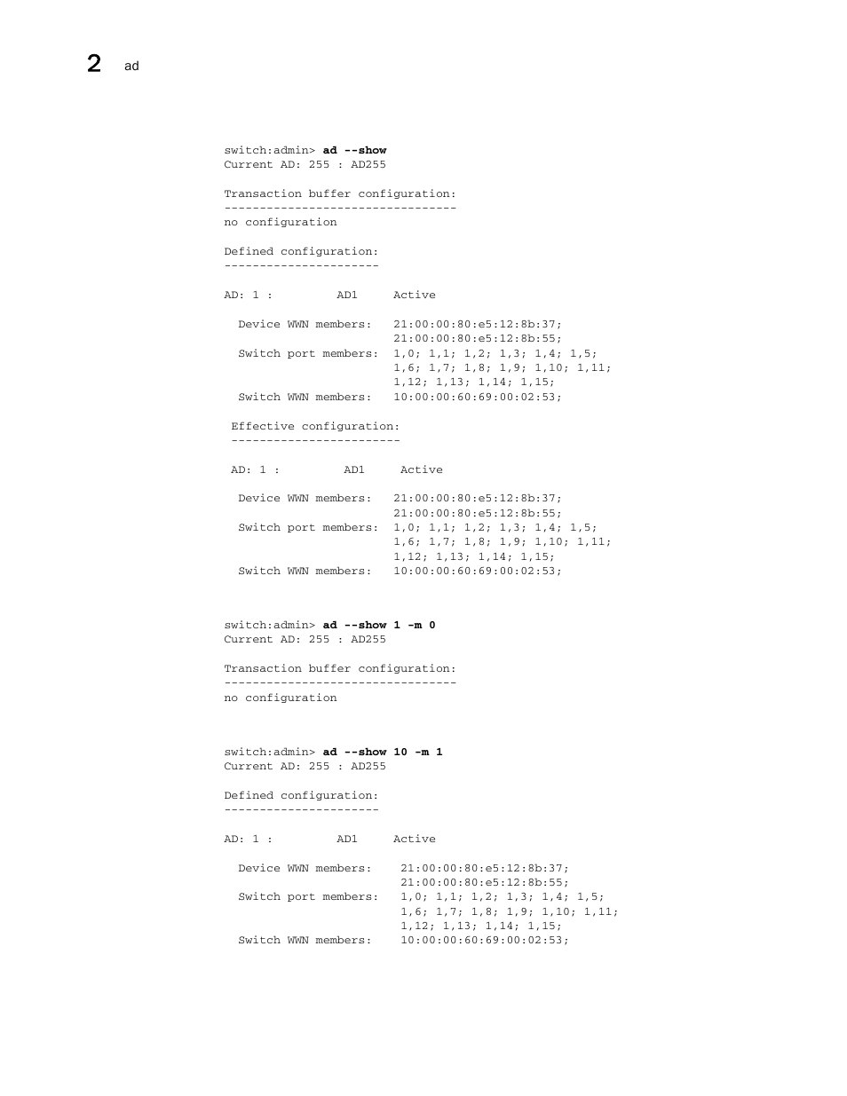 Brocade Fabric OS Command Reference (Supporting Fabric OS v7.3.0) User Manual | Page 50 / 1274