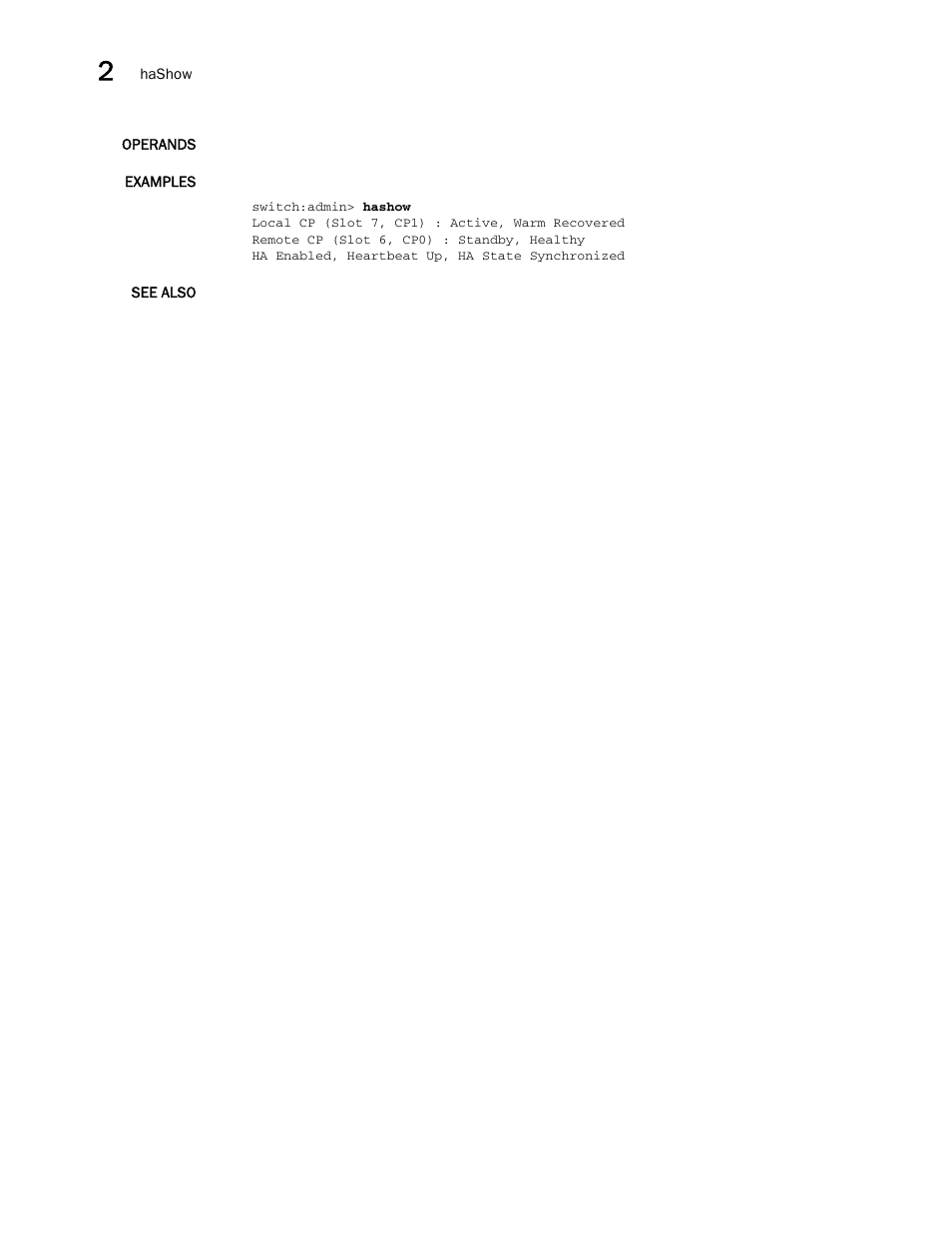 Brocade Fabric OS Command Reference (Supporting Fabric OS v7.3.0) User Manual | Page 504 / 1274