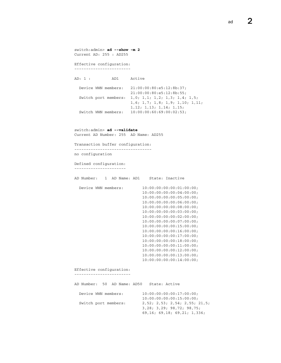 Brocade Fabric OS Command Reference (Supporting Fabric OS v7.3.0) User Manual | Page 51 / 1274