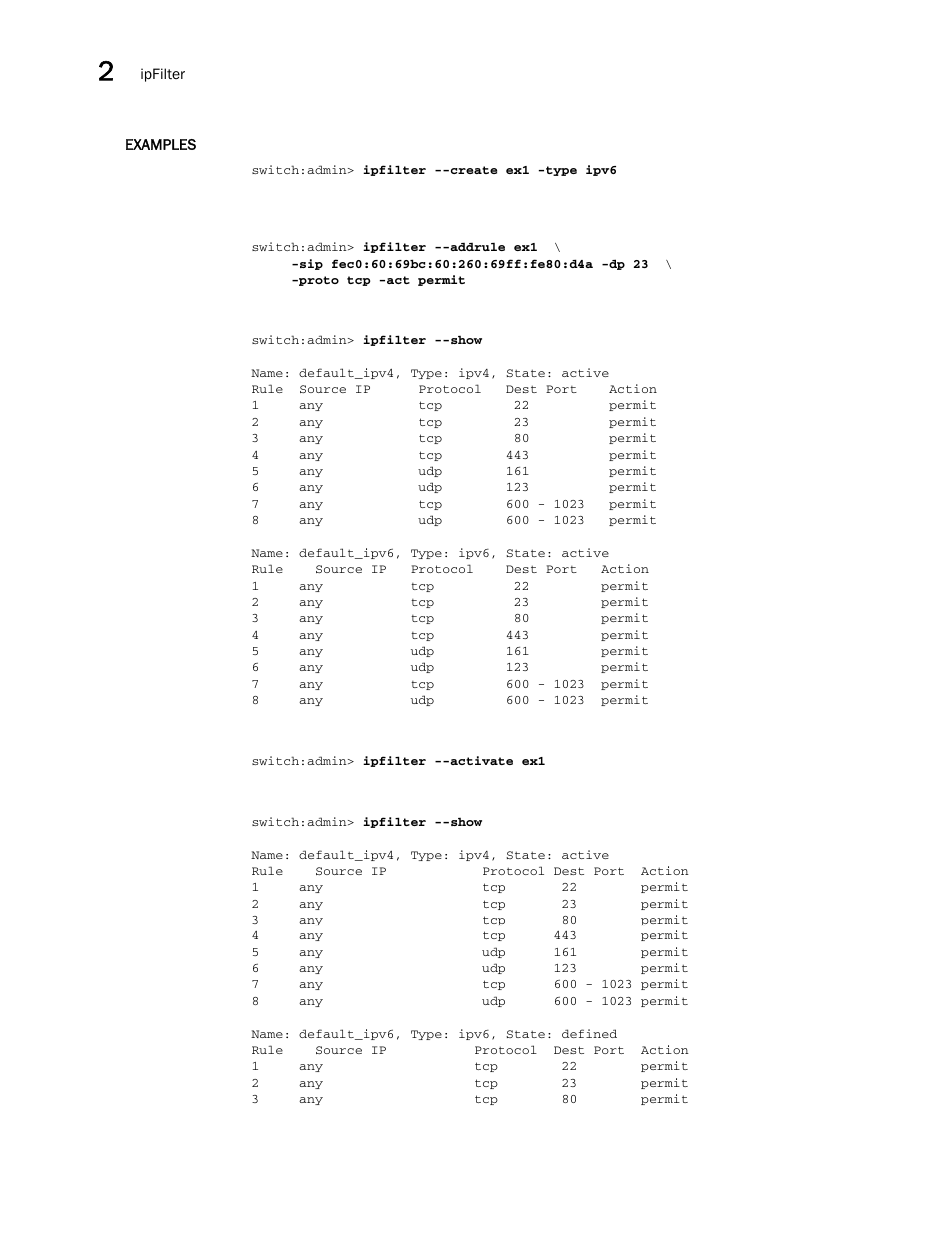 Brocade Fabric OS Command Reference (Supporting Fabric OS v7.3.0) User Manual | Page 544 / 1274
