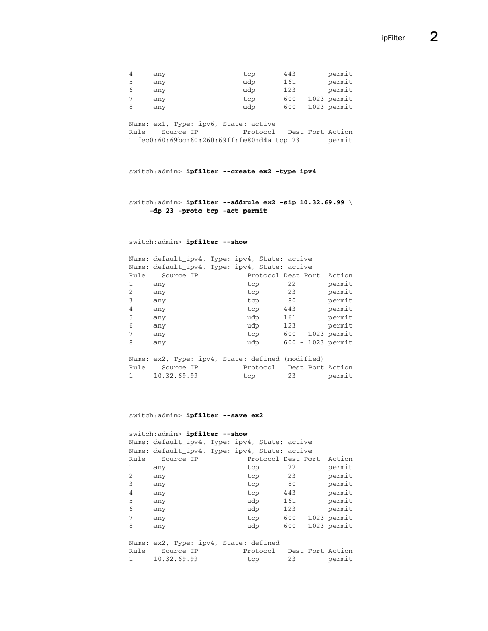 Brocade Fabric OS Command Reference (Supporting Fabric OS v7.3.0) User Manual | Page 545 / 1274