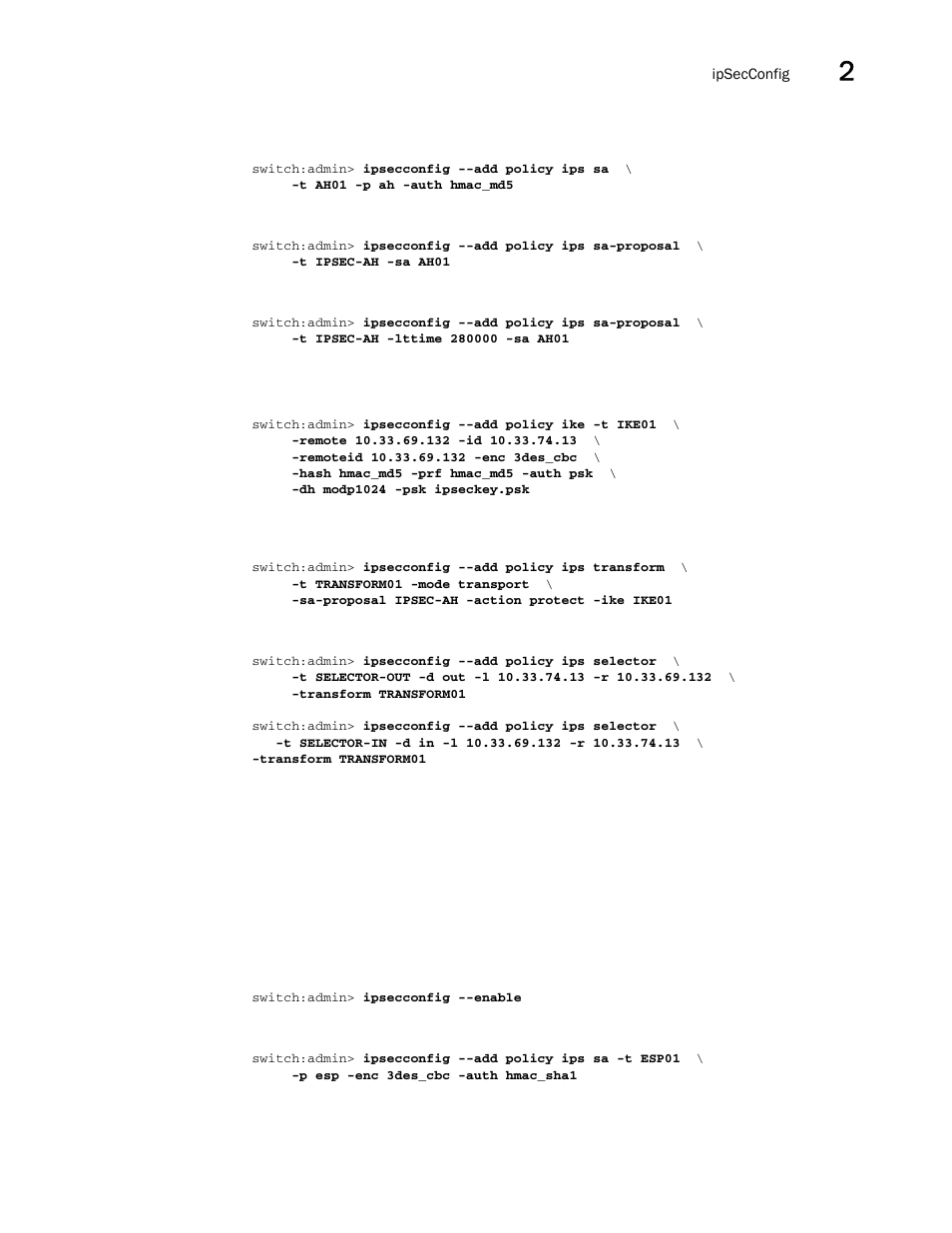 Brocade Fabric OS Command Reference (Supporting Fabric OS v7.3.0) User Manual | Page 557 / 1274