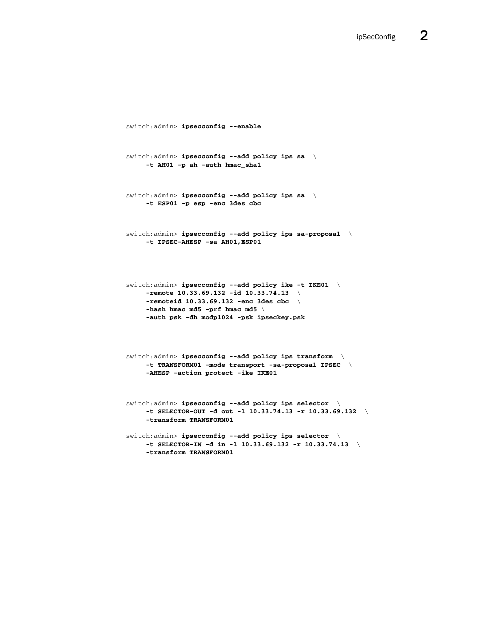 Brocade Fabric OS Command Reference (Supporting Fabric OS v7.3.0) User Manual | Page 559 / 1274