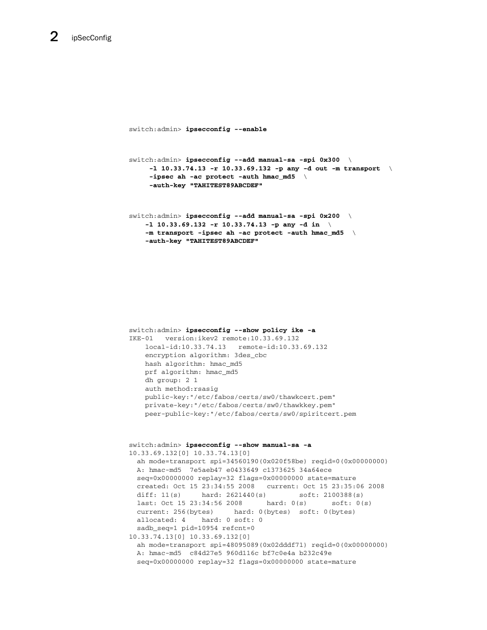 Brocade Fabric OS Command Reference (Supporting Fabric OS v7.3.0) User Manual | Page 560 / 1274