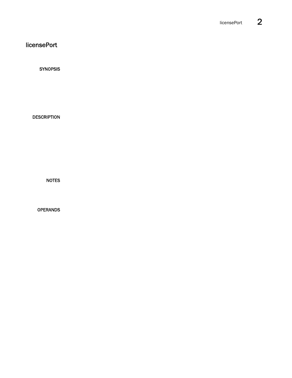 Licenseport | Brocade Fabric OS Command Reference (Supporting Fabric OS v7.3.0) User Manual | Page 577 / 1274