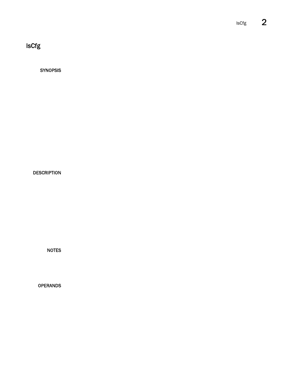 Lscfg, Includ | Brocade Fabric OS Command Reference (Supporting Fabric OS v7.3.0) User Manual | Page 597 / 1274