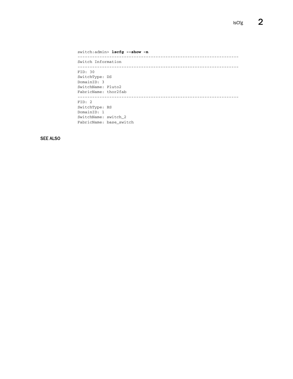 Brocade Fabric OS Command Reference (Supporting Fabric OS v7.3.0) User Manual | Page 603 / 1274