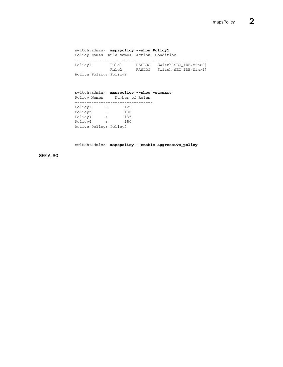 Brocade Fabric OS Command Reference (Supporting Fabric OS v7.3.0) User Manual | Page 619 / 1274