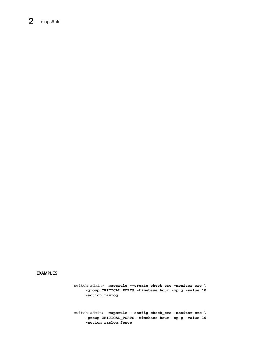 Brocade Fabric OS Command Reference (Supporting Fabric OS v7.3.0) User Manual | Page 626 / 1274