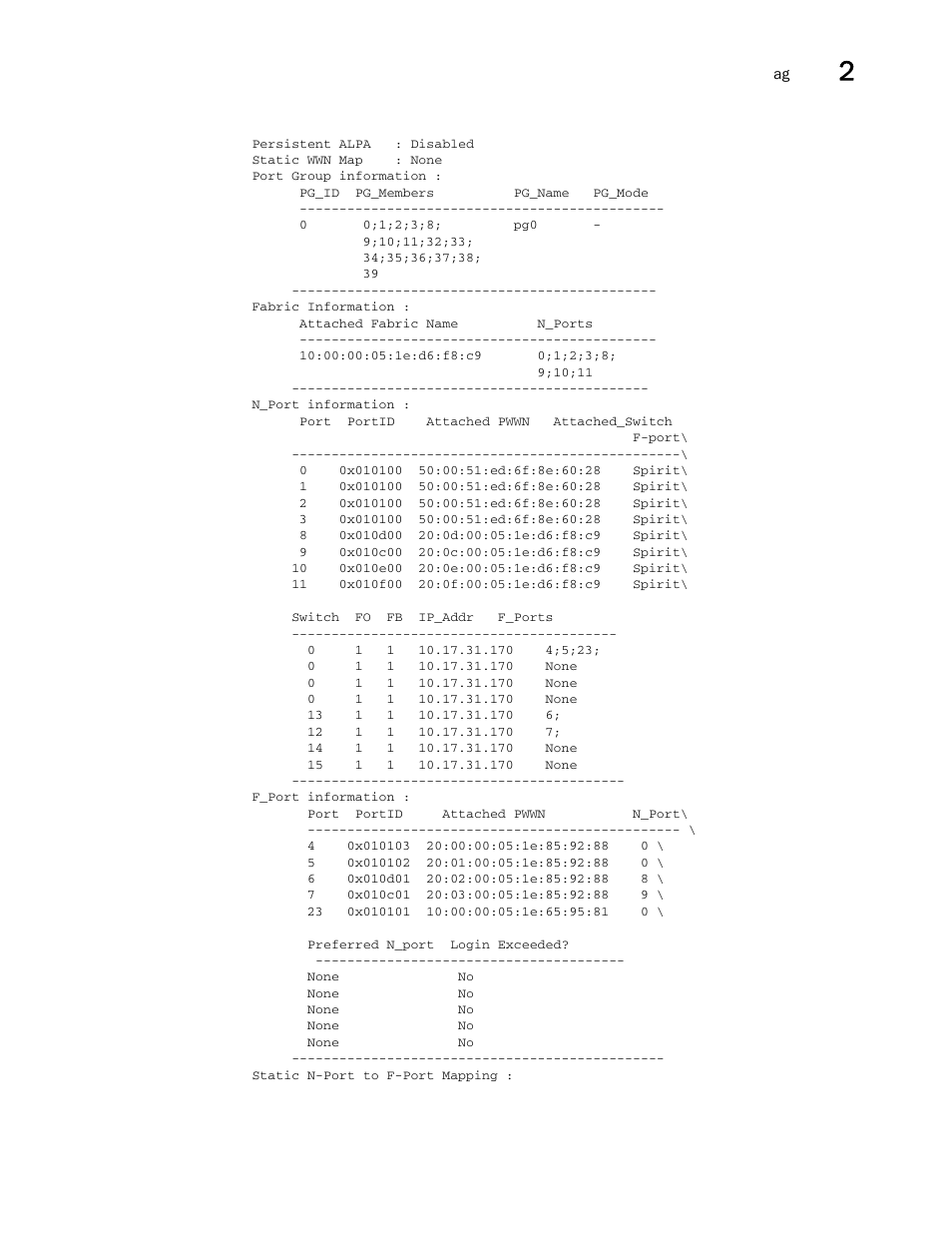 Brocade Fabric OS Command Reference (Supporting Fabric OS v7.3.0) User Manual | Page 63 / 1274