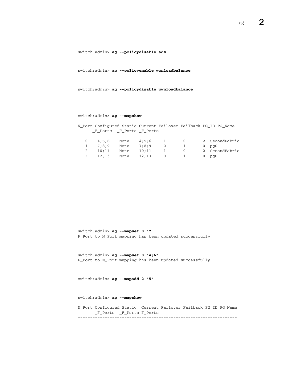 Brocade Fabric OS Command Reference (Supporting Fabric OS v7.3.0) User Manual | Page 65 / 1274
