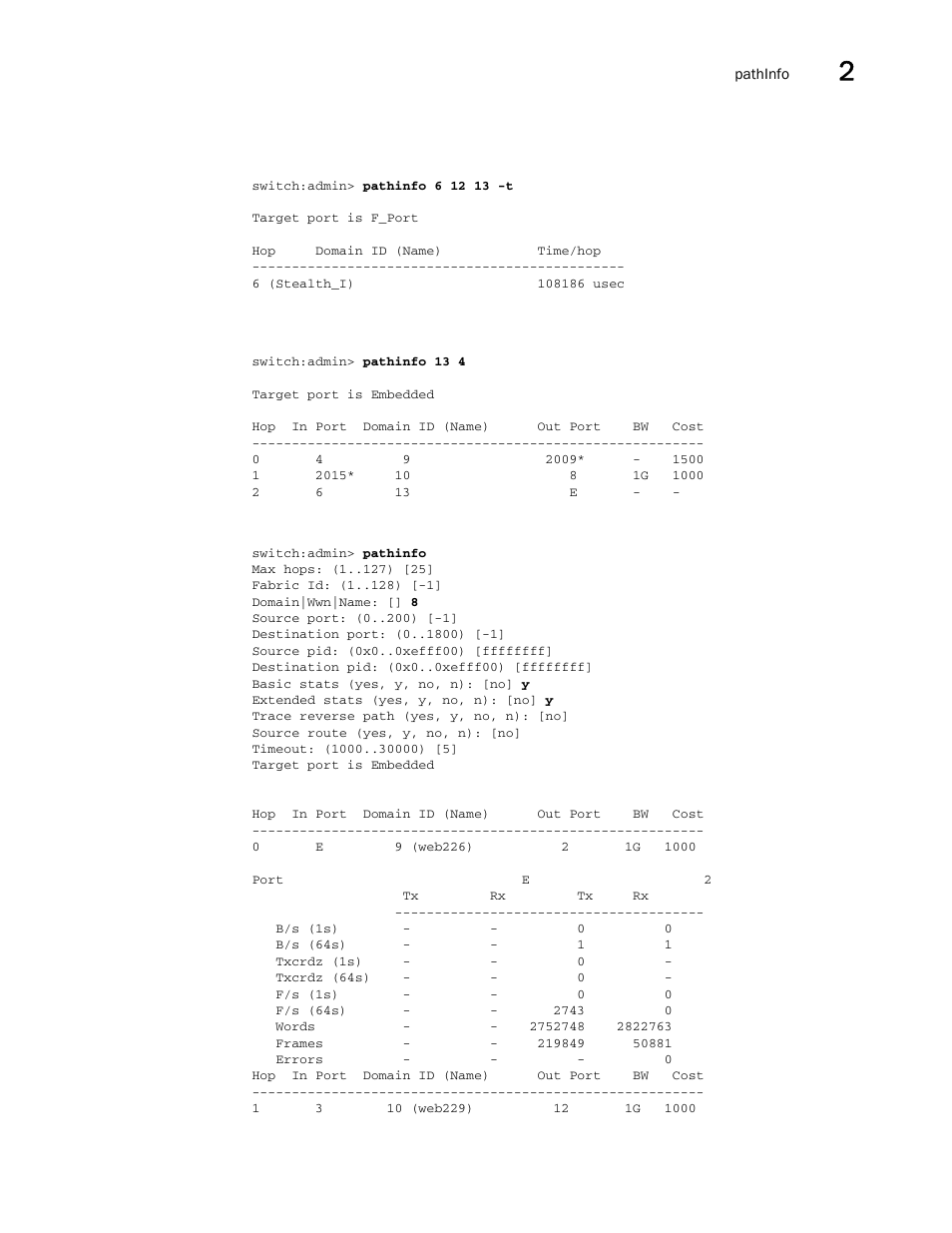 Brocade Fabric OS Command Reference (Supporting Fabric OS v7.3.0) User Manual | Page 685 / 1274