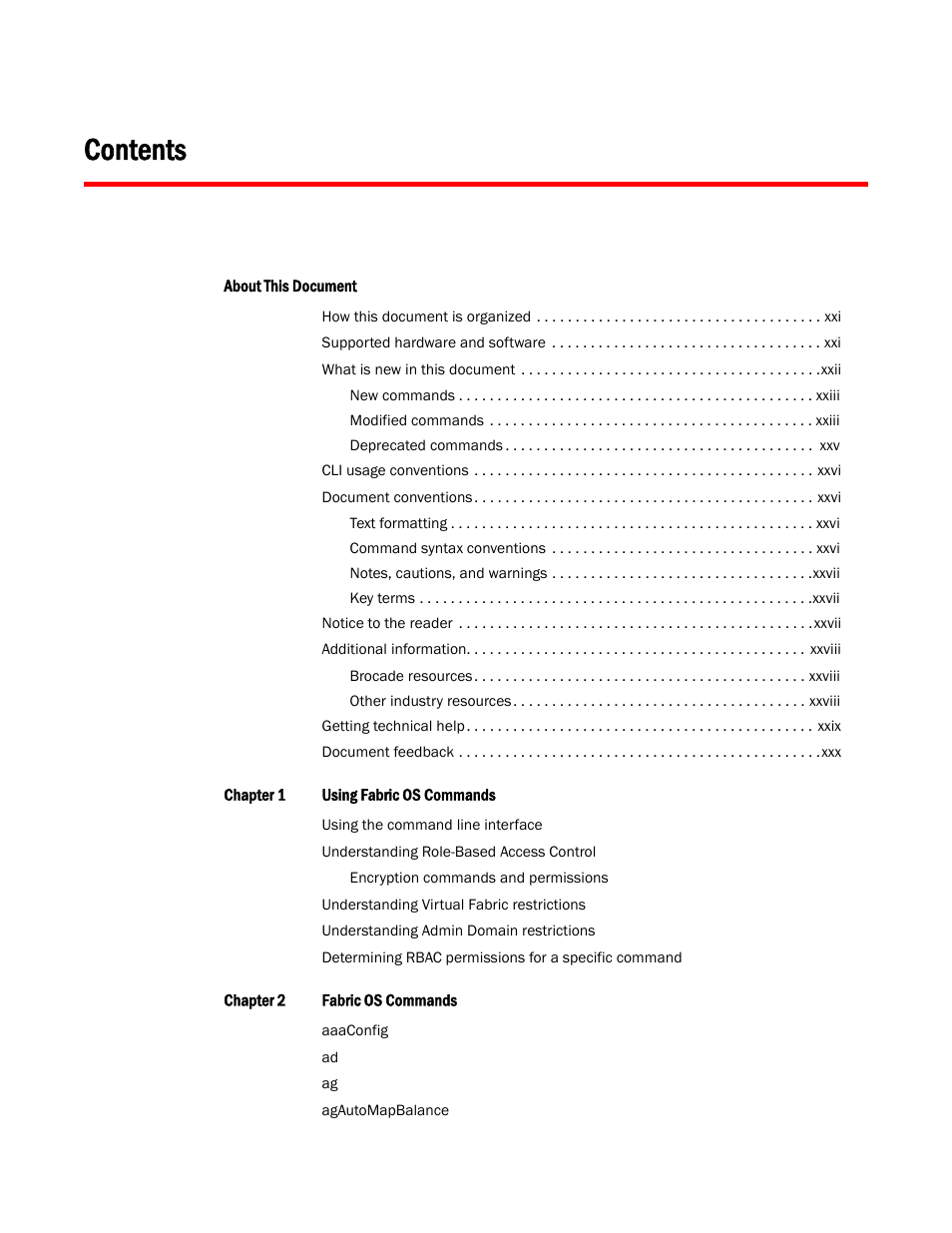 Brocade Fabric OS Command Reference (Supporting Fabric OS v7.3.0) User Manual | Page 7 / 1274