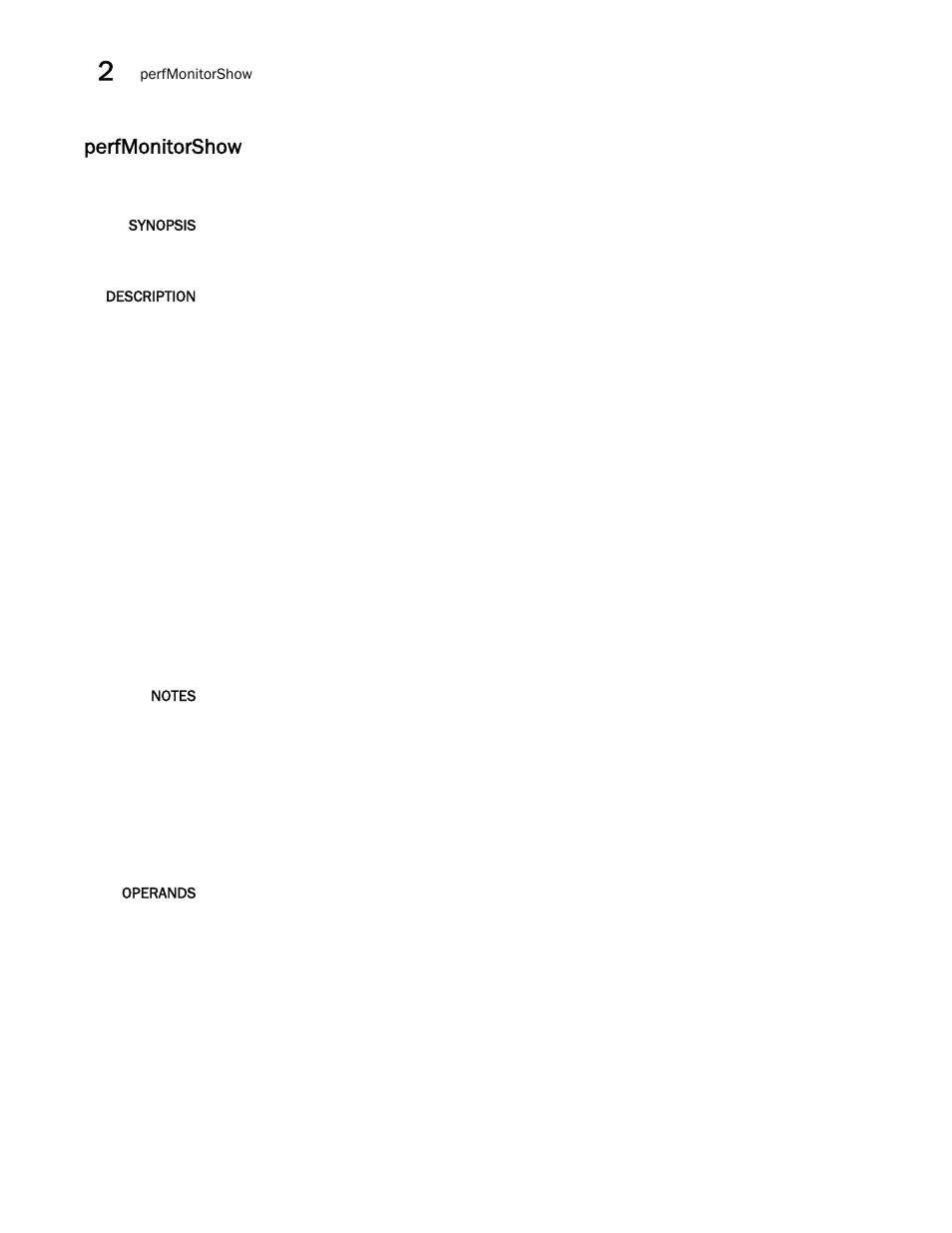 Perfmonitorshow | Brocade Fabric OS Command Reference (Supporting Fabric OS v7.3.0) User Manual | Page 700 / 1274