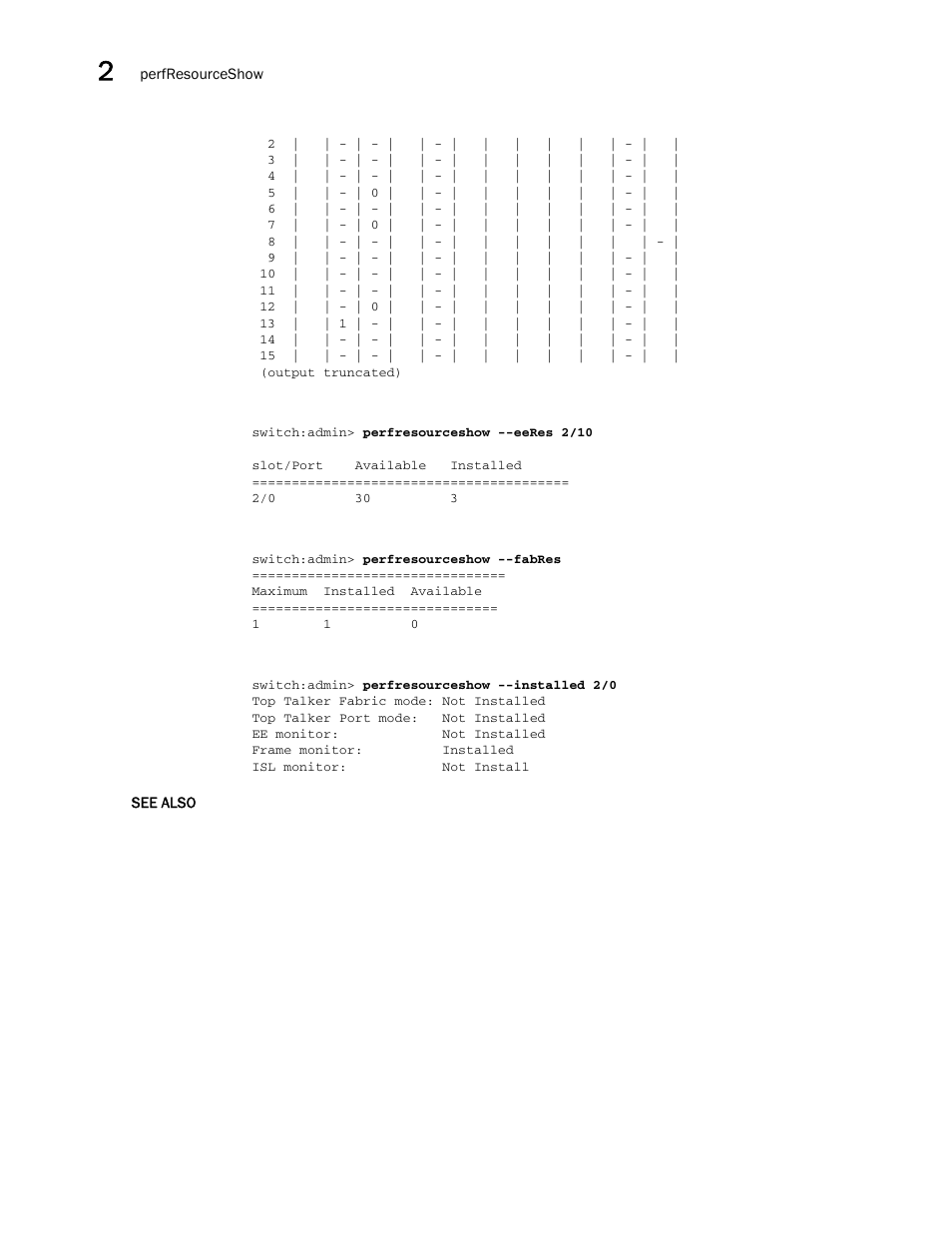 Brocade Fabric OS Command Reference (Supporting Fabric OS v7.3.0) User Manual | Page 704 / 1274