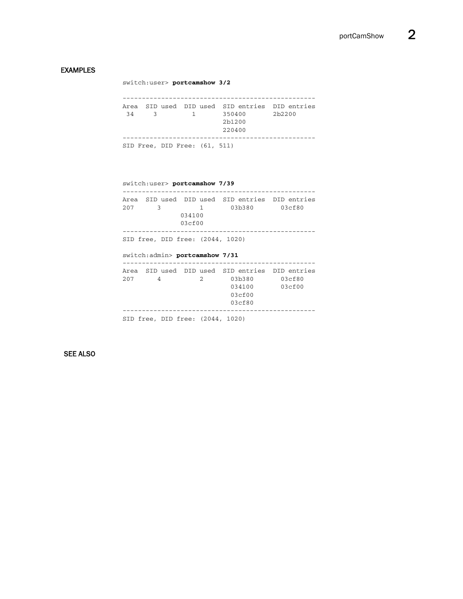 Brocade Fabric OS Command Reference (Supporting Fabric OS v7.3.0) User Manual | Page 725 / 1274