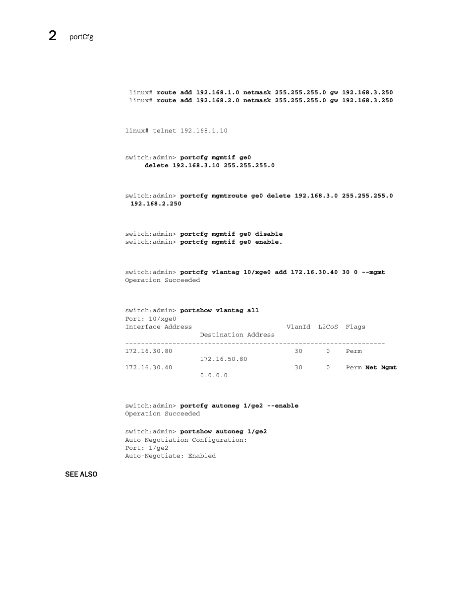 Brocade Fabric OS Command Reference (Supporting Fabric OS v7.3.0) User Manual | Page 750 / 1274