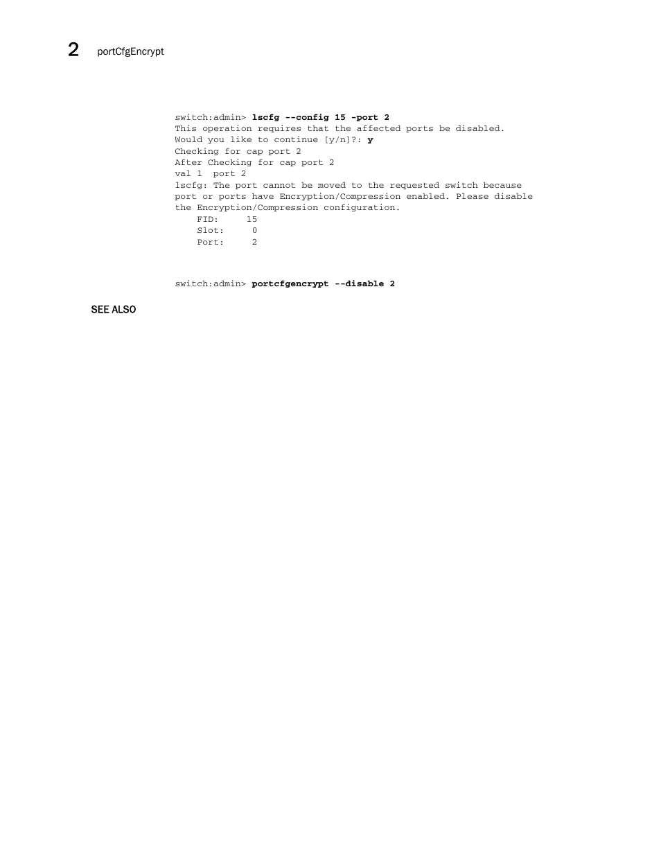 Brocade Fabric OS Command Reference (Supporting Fabric OS v7.3.0) User Manual | Page 764 / 1274