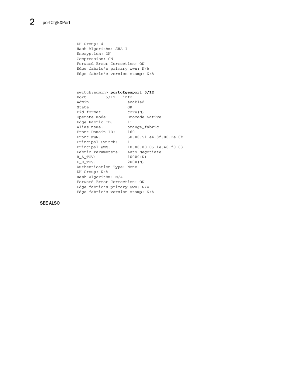 Brocade Fabric OS Command Reference (Supporting Fabric OS v7.3.0) User Manual | Page 772 / 1274