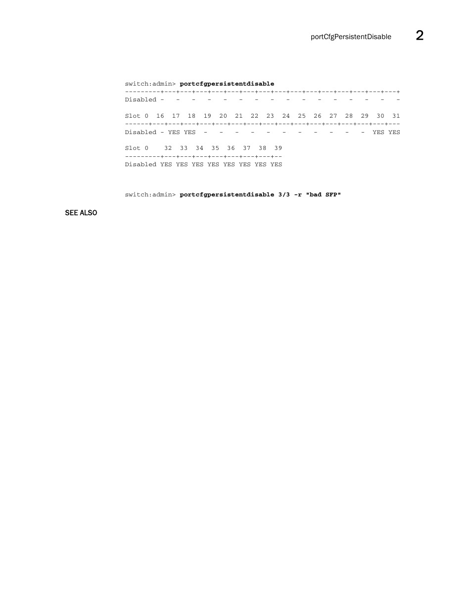Brocade Fabric OS Command Reference (Supporting Fabric OS v7.3.0) User Manual | Page 813 / 1274