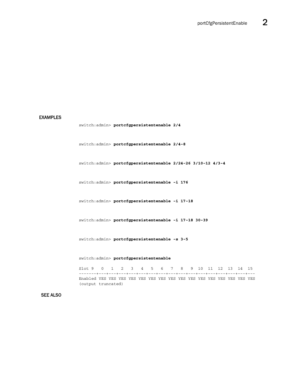 Brocade Fabric OS Command Reference (Supporting Fabric OS v7.3.0) User Manual | Page 815 / 1274