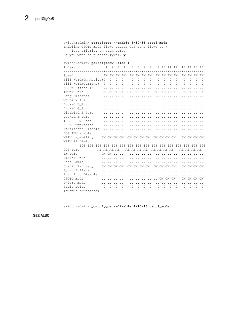 Brocade Fabric OS Command Reference (Supporting Fabric OS v7.3.0) User Manual | Page 818 / 1274