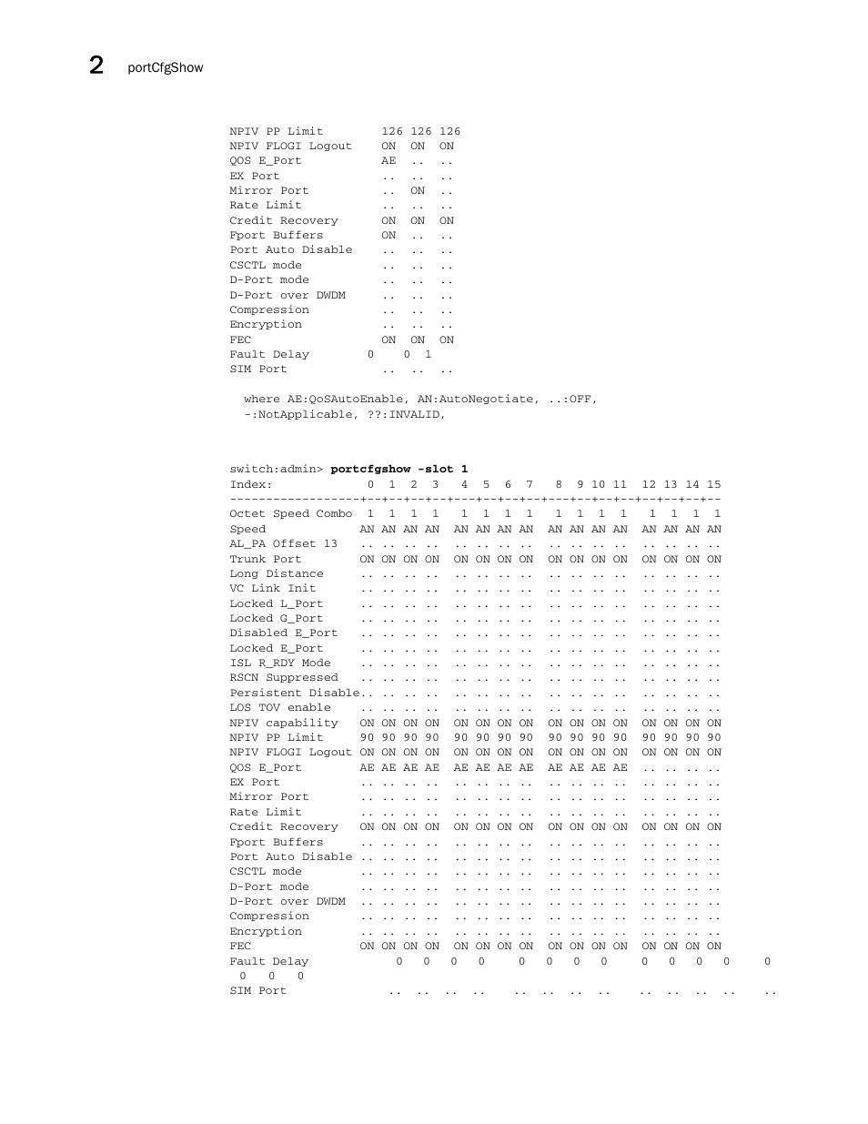 Brocade Fabric OS Command Reference (Supporting Fabric OS v7.3.0) User Manual | Page 826 / 1274