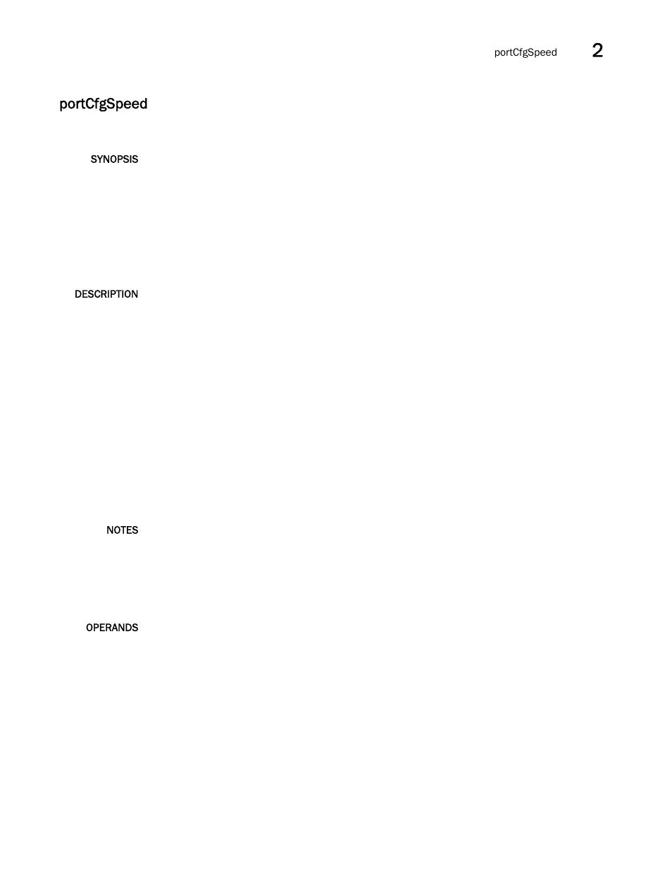 Portcfgspeed, Includ | Brocade Fabric OS Command Reference (Supporting Fabric OS v7.3.0) User Manual | Page 831 / 1274