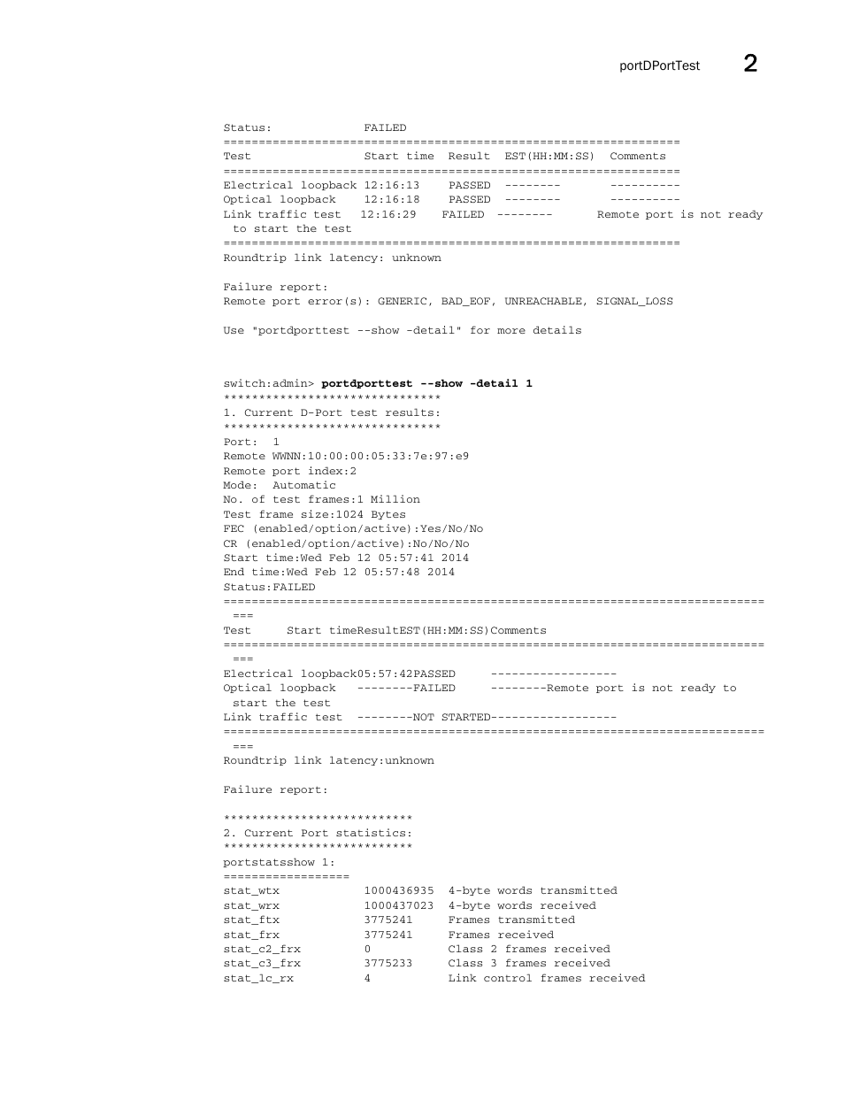 Brocade Fabric OS Command Reference (Supporting Fabric OS v7.3.0) User Manual | Page 857 / 1274