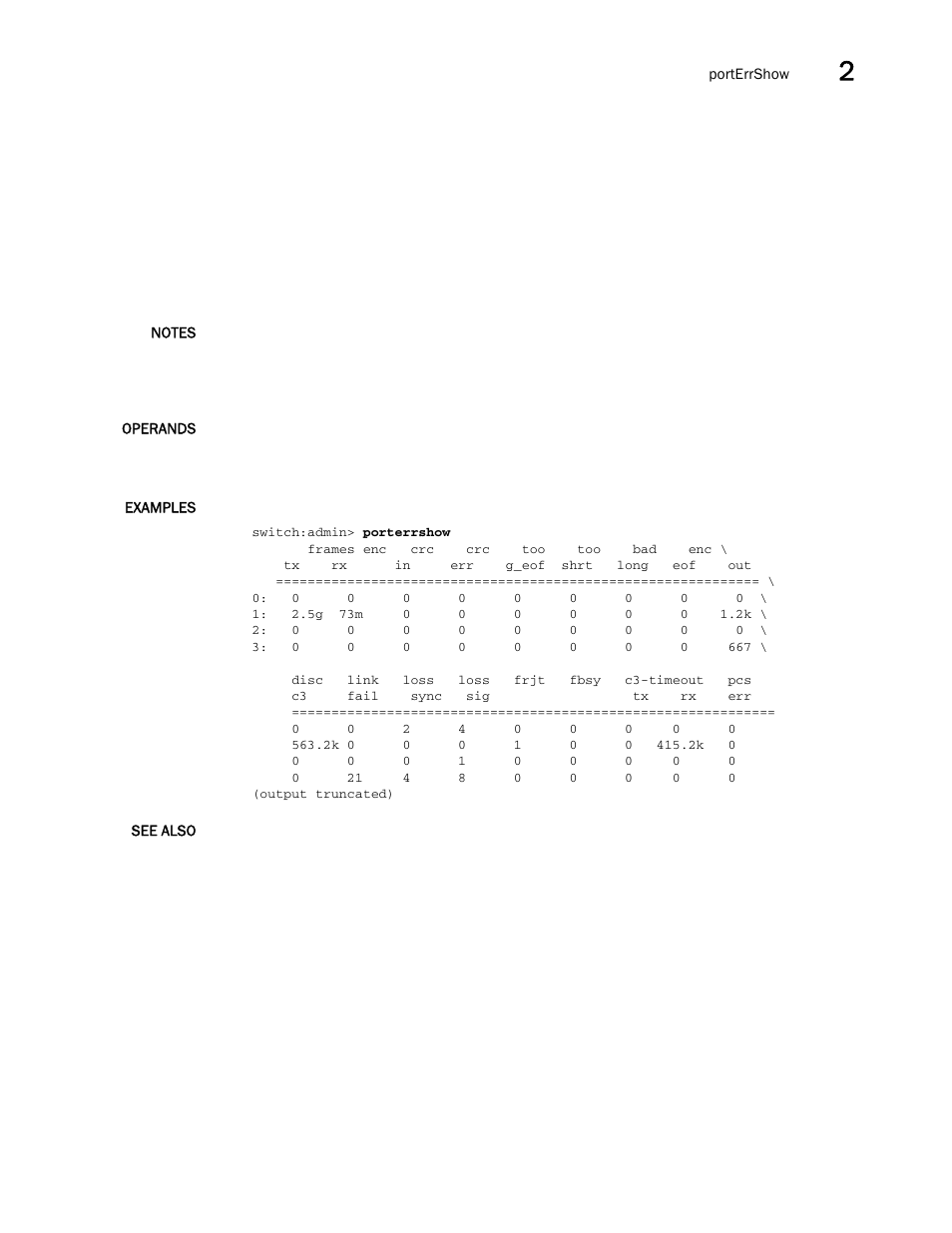 Brocade Fabric OS Command Reference (Supporting Fabric OS v7.3.0) User Manual | Page 865 / 1274